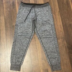 Lucy Gray Jogger Track Pants with Tapered Leg